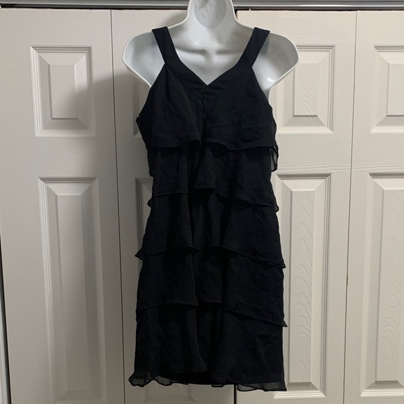 Nine West Black Mini Dress with Silver Accents - Picture 4 of 6